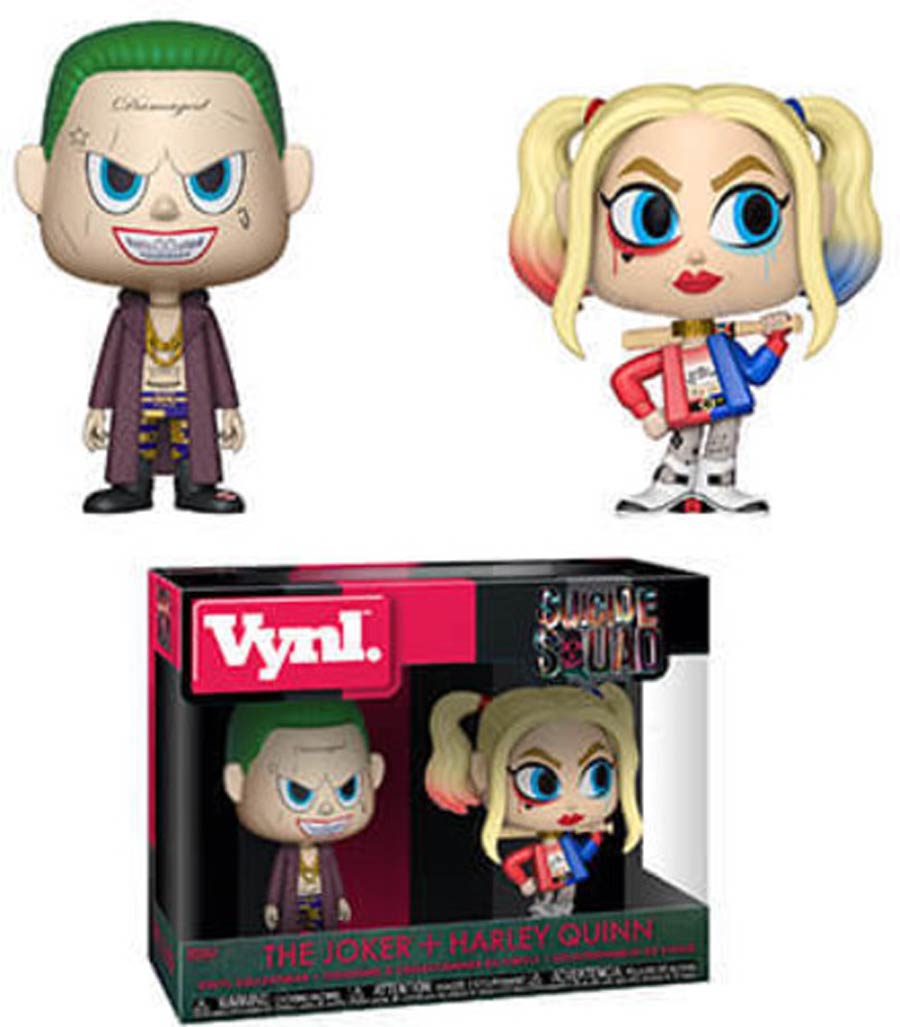 Vynl. Suicide Squad Movie Joker And Harley Quinn 2-Pack Vinyl Figure