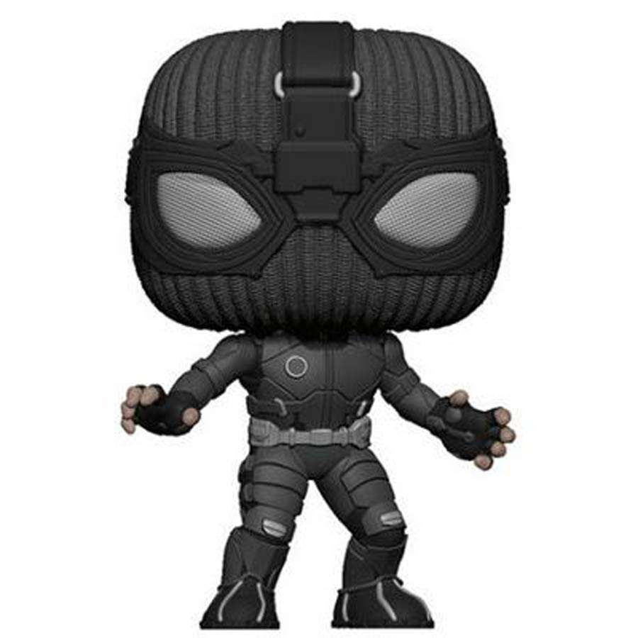 POP Movies Spider-Man Far From Home Spider-Man Stealth Suit Vinyl Figure