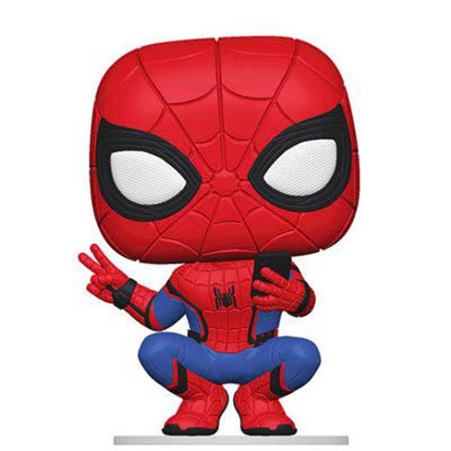 POP Movies Spider-Man Far From Home Spider-Man Hero Suit Vinyl Figure