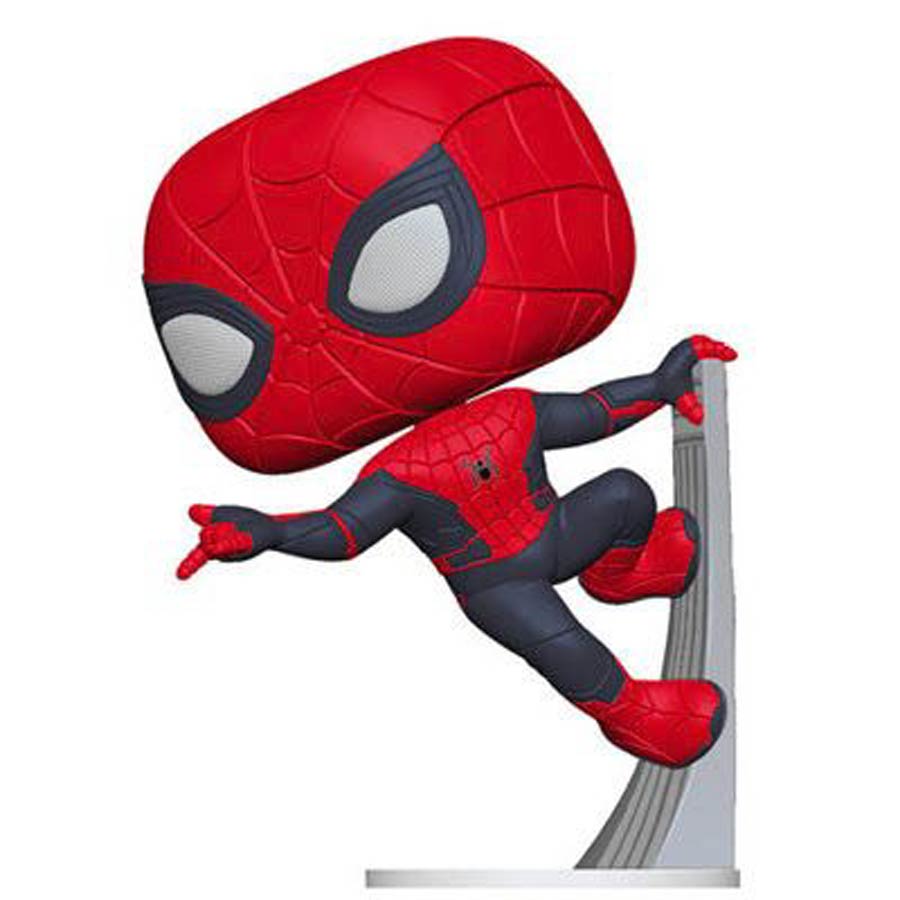 POP Movies Spider-Man Far From Home Spider-Man Upgraded Suit Vinyl Figure