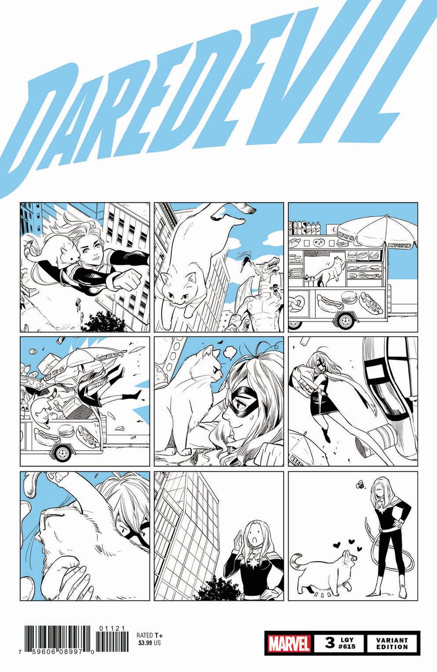 Daredevil Vol 6 #3 Cover B Variant Nao Fuji Cat Cover