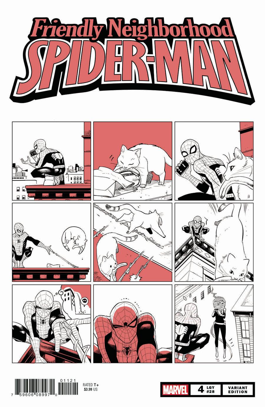 Friendly Neighborhood Spider-Man Vol 2 #4 Cover B Variant Nao Fuji Cat Cover