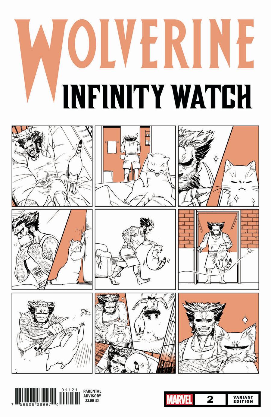 Wolverine Infinity Watch #2 Cover B Variant Nao Fuji Cat Cover