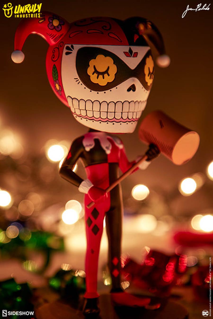 Harley Quinn Calavera Designer Toy