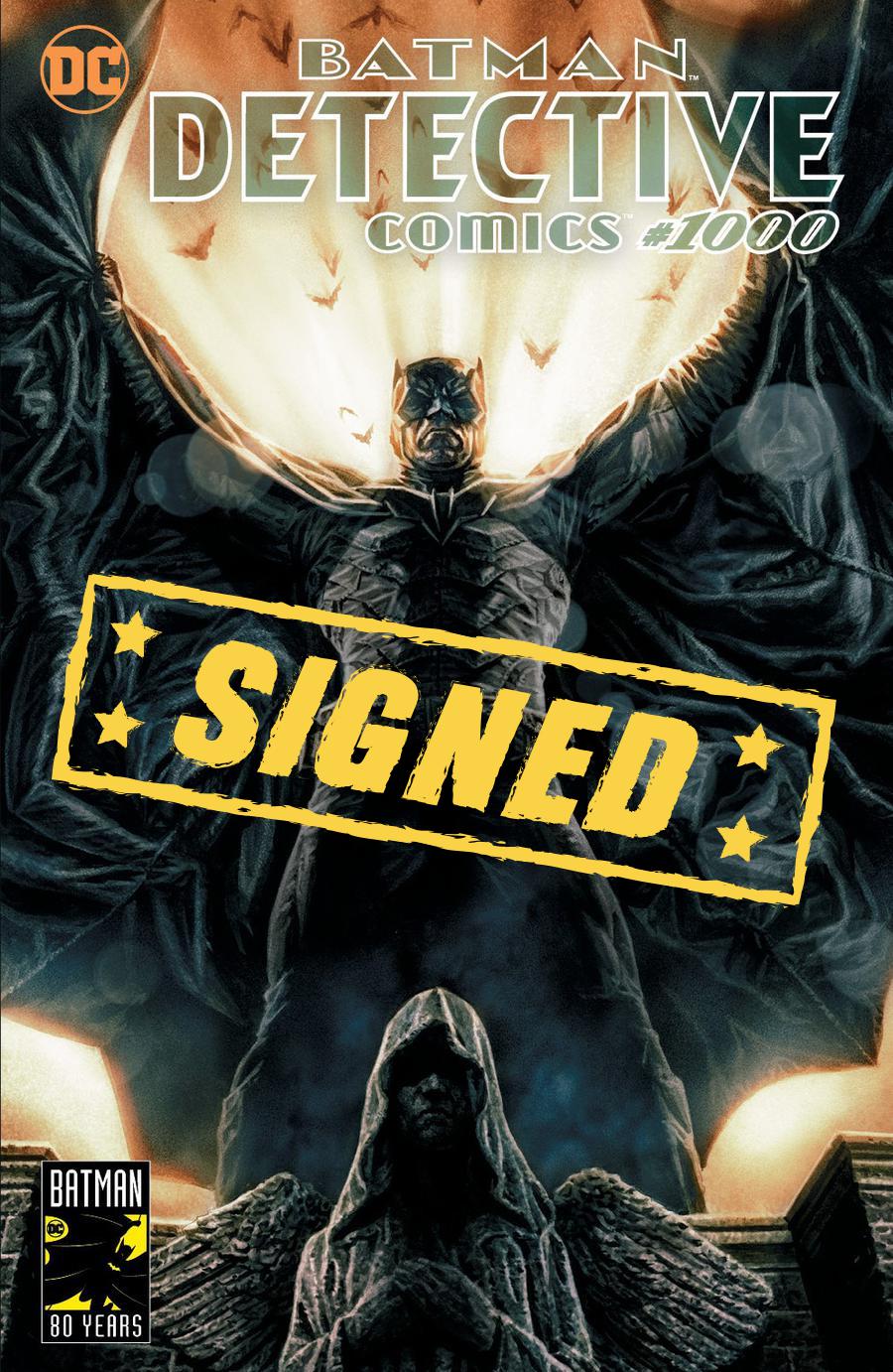 Detective Comics Vol 2 #1000  Midtown Exclusive Cover E Lee Bermejo Variant Cover Signed By Peter J Tomasi