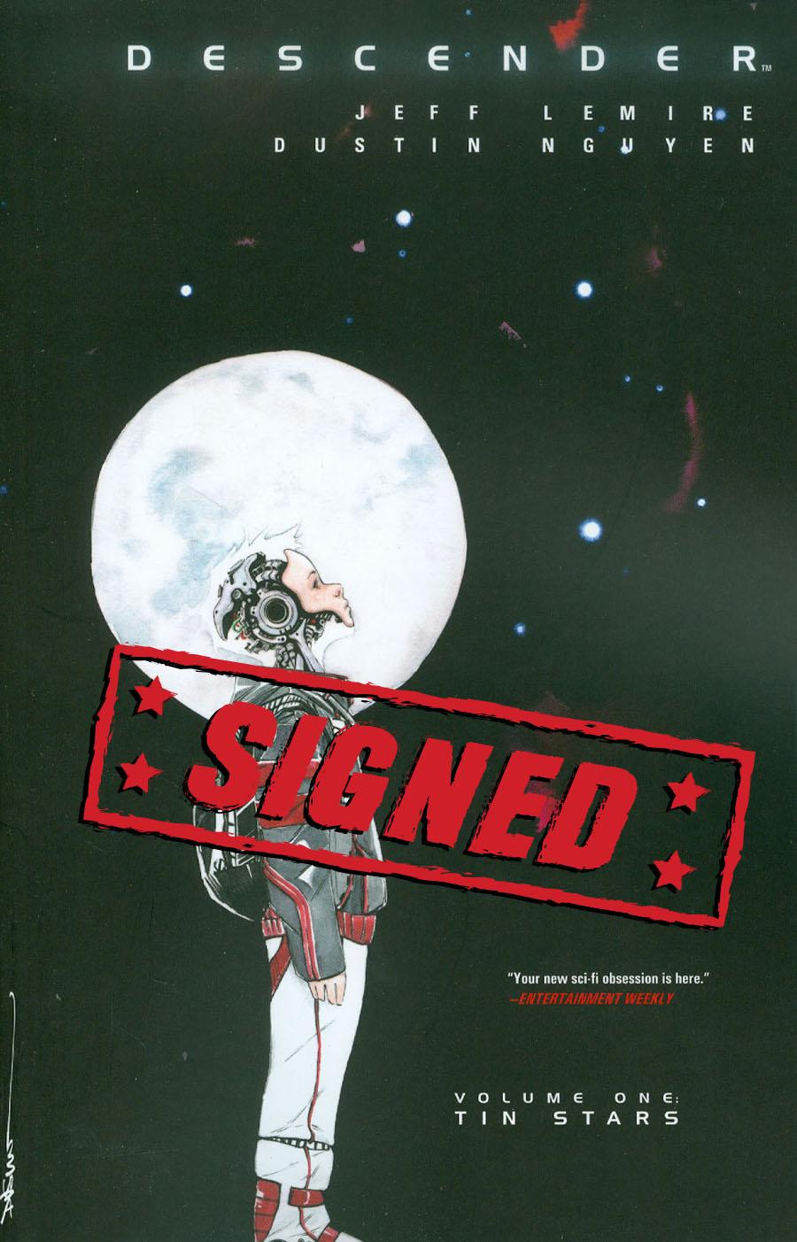 Descender Vol 1 Tin Stars TP Signed By Jeff Lemire & Dustin Nguyen