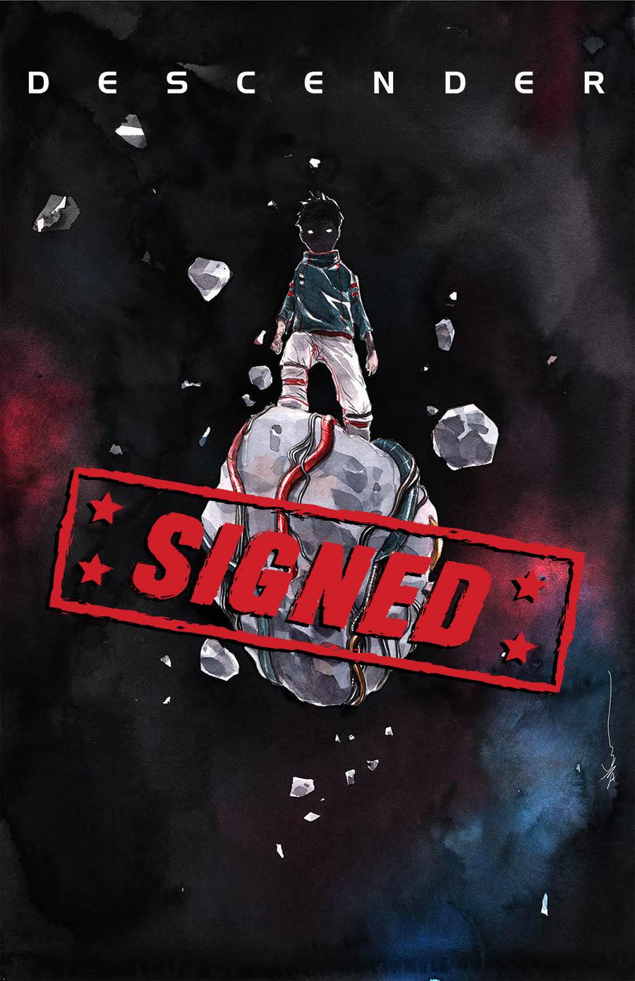 Descender Vol 4 Orbital Mechanics TP Signed By Jeff Lemire & Dustin Nguyen