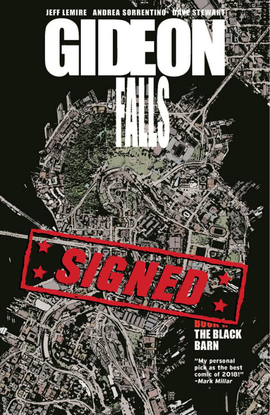 Gideon Falls Vol 1 Black Barn TP Signed By Jeff Lemire