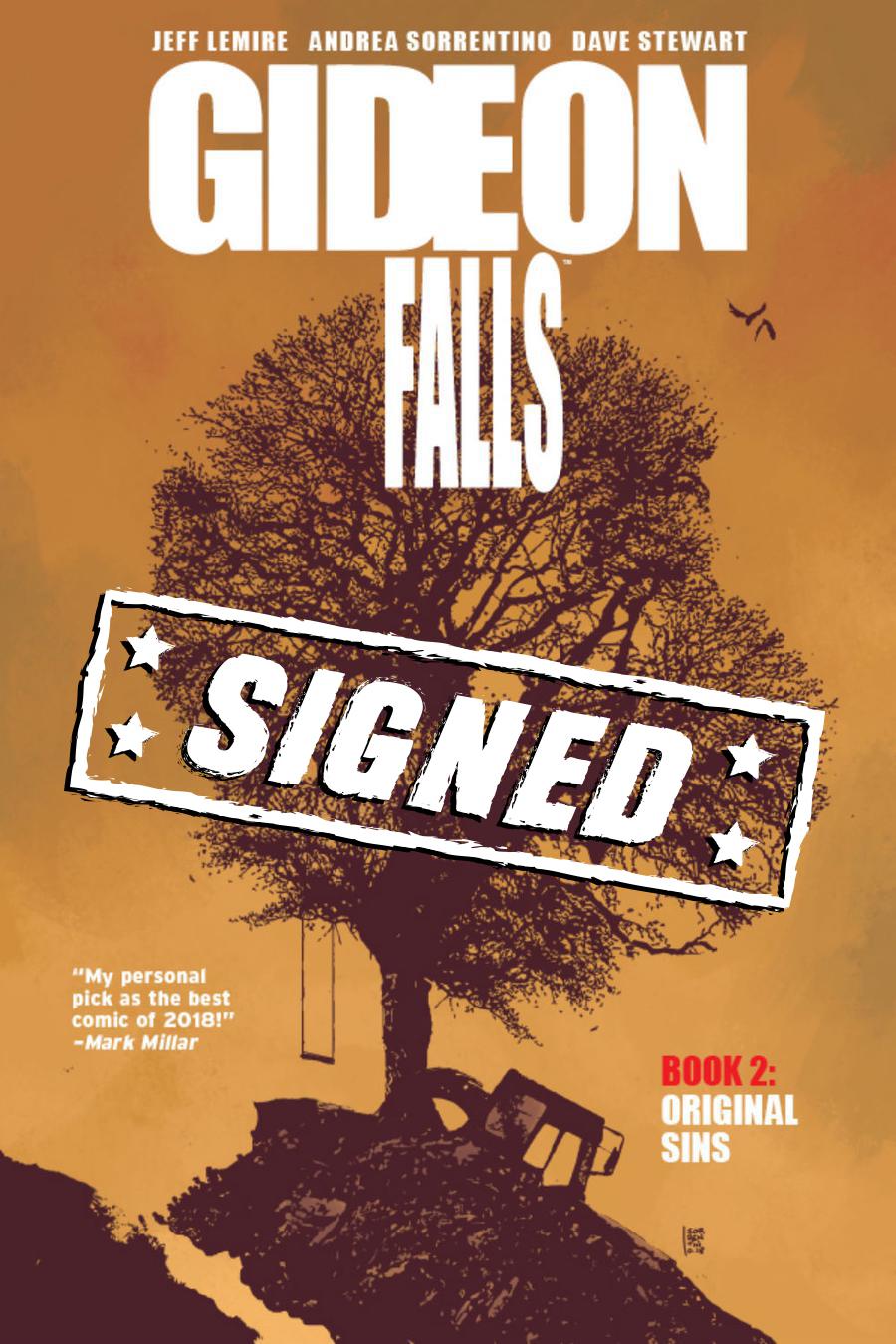 Gideon Falls Vol 2 Original Sins TP Signed By Jeff Lemire