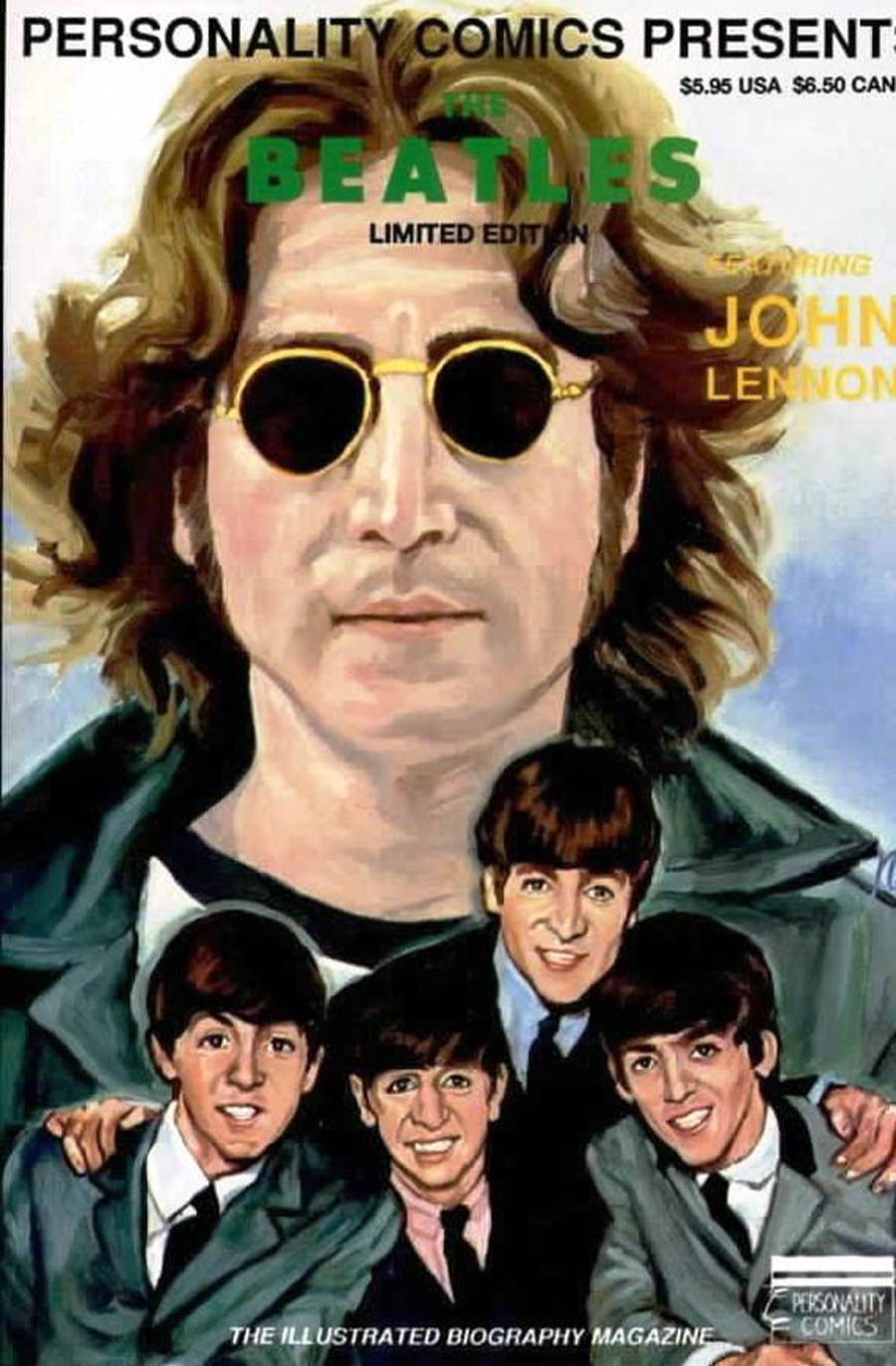 Personality Comics Presents The Beatles #1 Cover B Limited Numbered Edition With Trading Cards