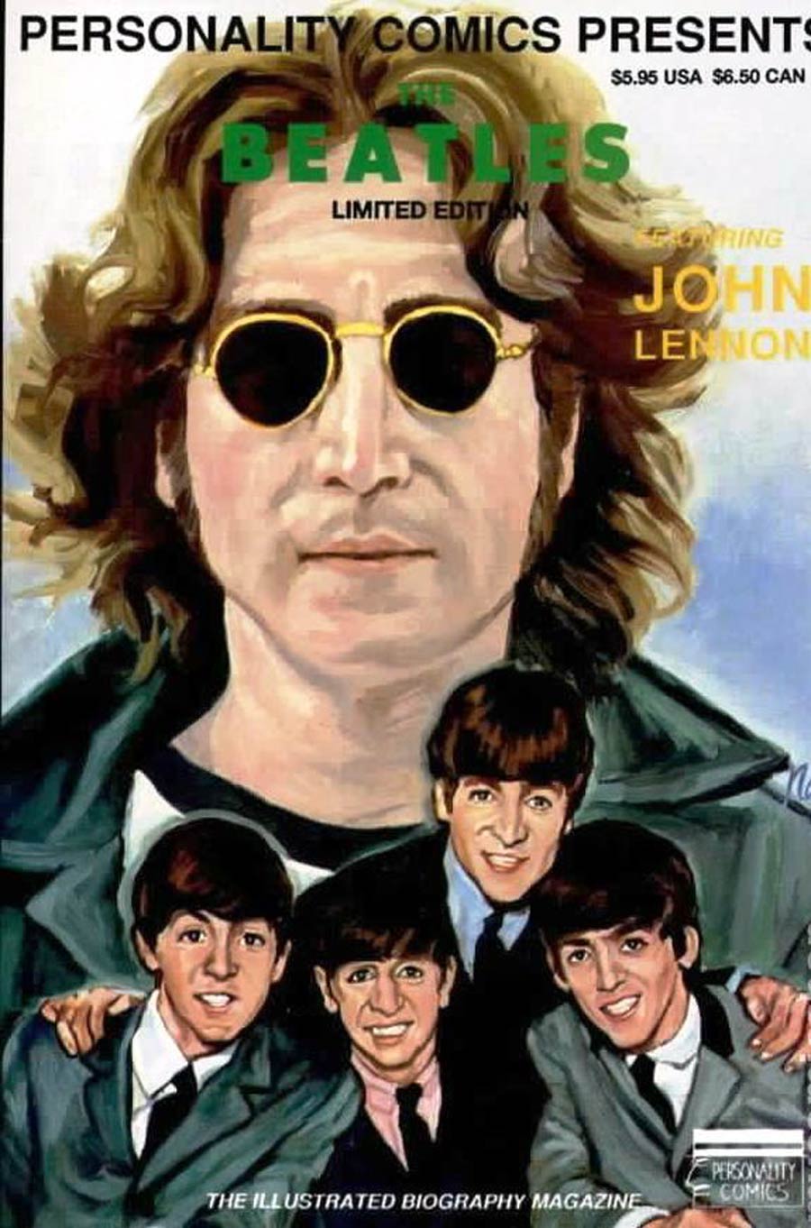 Personality Comics Presents The Beatles #1 Cover C Limited Numbered Edition Without Trading Cards