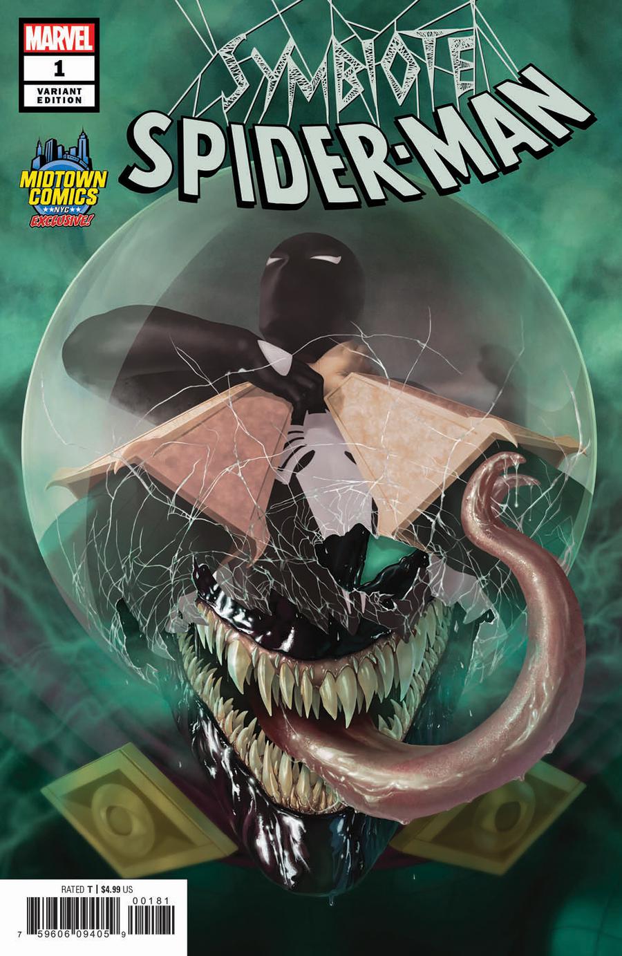 Symbiote Spider-Man #1  Midtown Exclusive Rahzzah Variant Cover