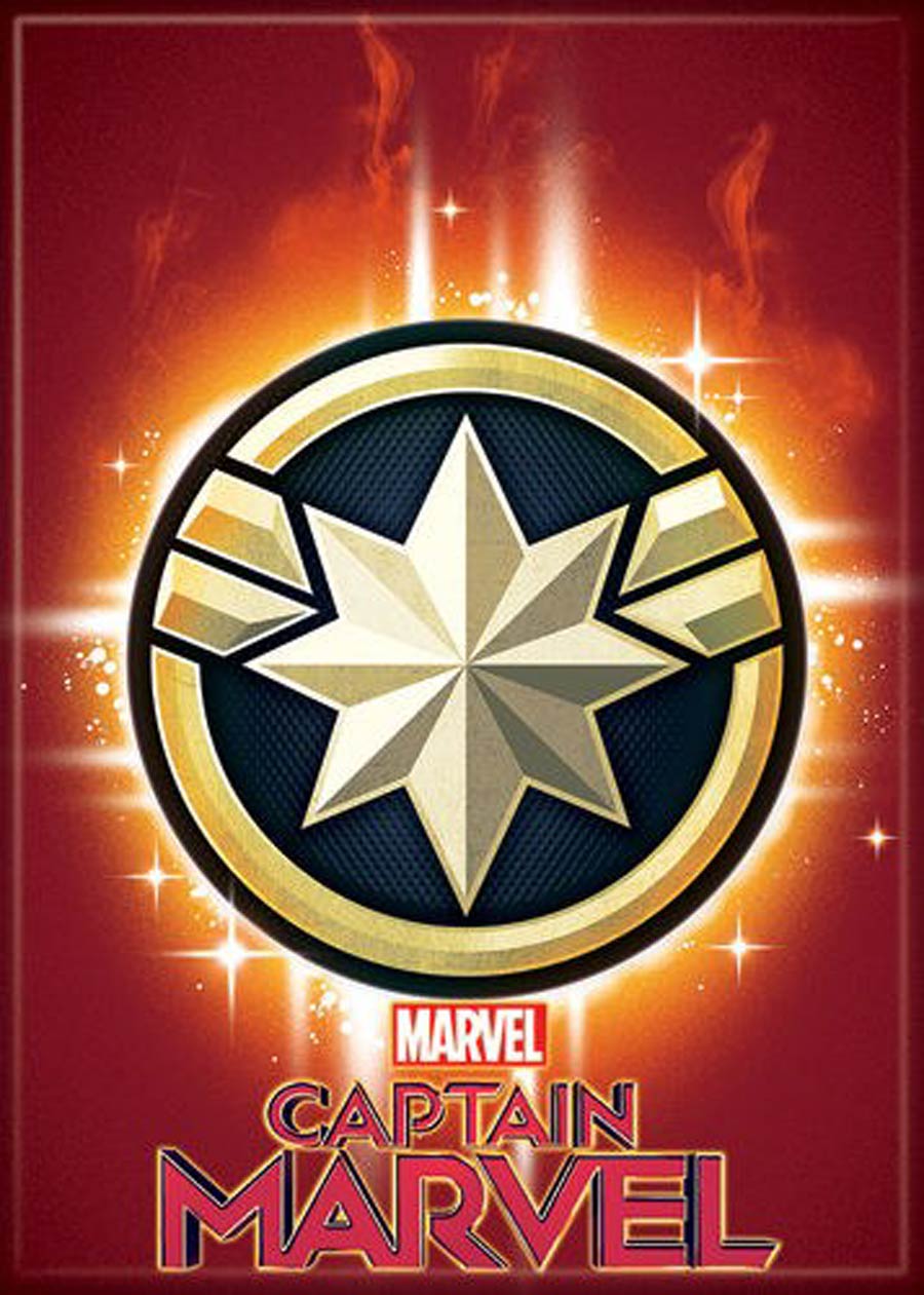 Marvel Comics 2.5x3.5-inch Magnet - Captain Marvel Emblem (73171MV)