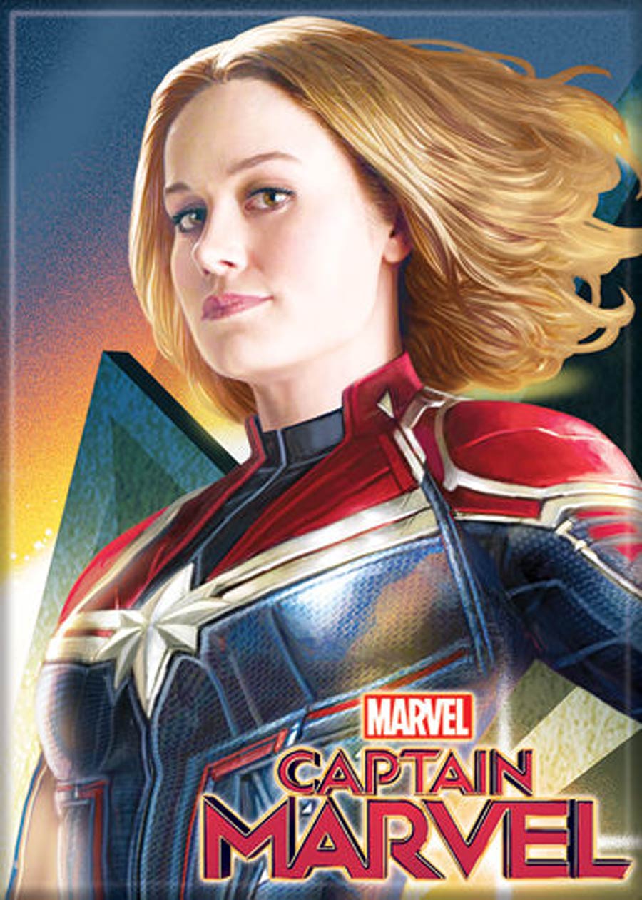 Marvel Comics 2.5x3.5-inch Magnet - Captain Marvel Hair Flip (73173MV)