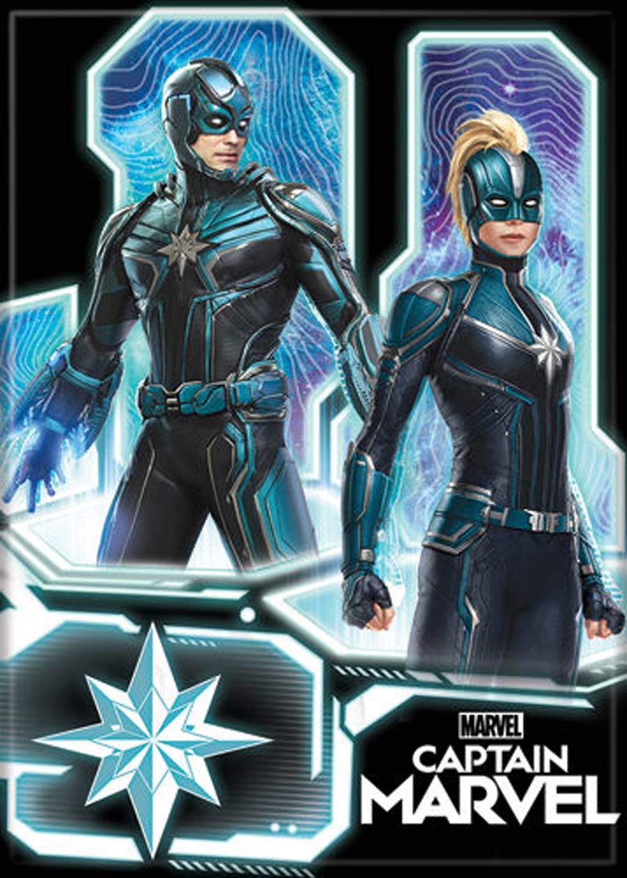 Marvel Comics 2.5x3.5-inch Magnet - Captain Marvel Kree Warriors (73176MV)