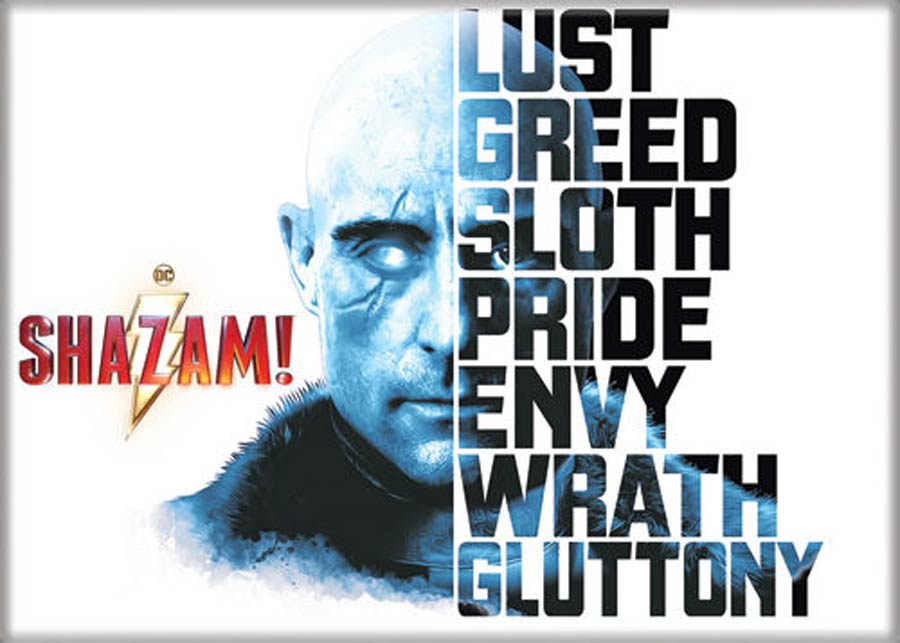 DC Comics 2.5x3.5-inch Magnet - SHAZAM Dr Sivana Words (73194DC)
