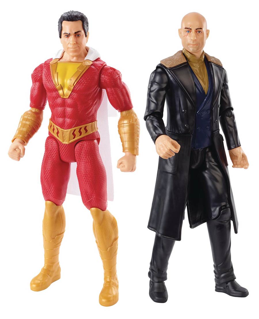 DC SHAZAM Movie 12-Inch Action Figure Assortment Case