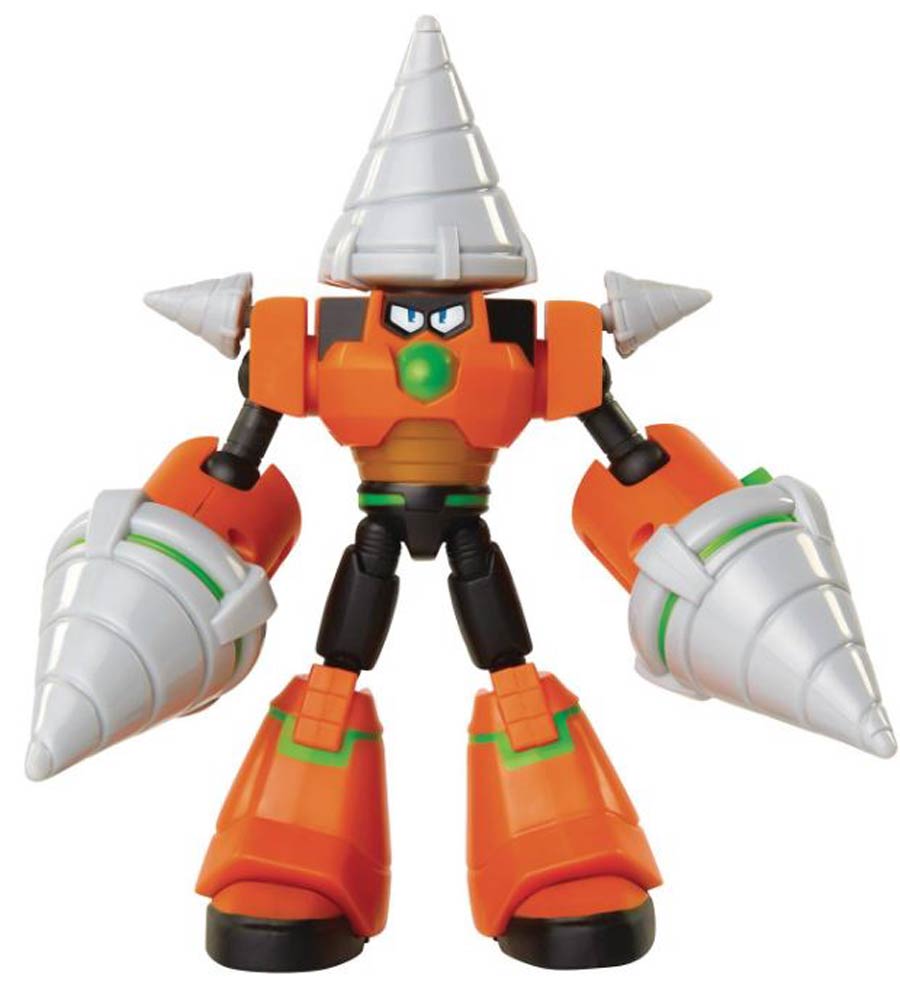 Mega Man Fully Charged Deluxe Action Figure Wave 1 - Drill Man