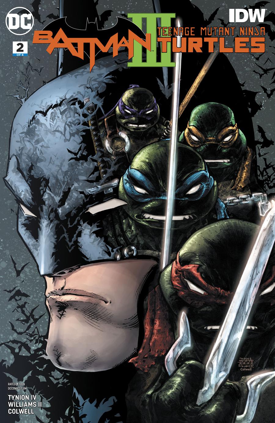 Batman Teenage Mutant Ninja Turtles III #2 Cover A Regular Freddie E Williams II Cover