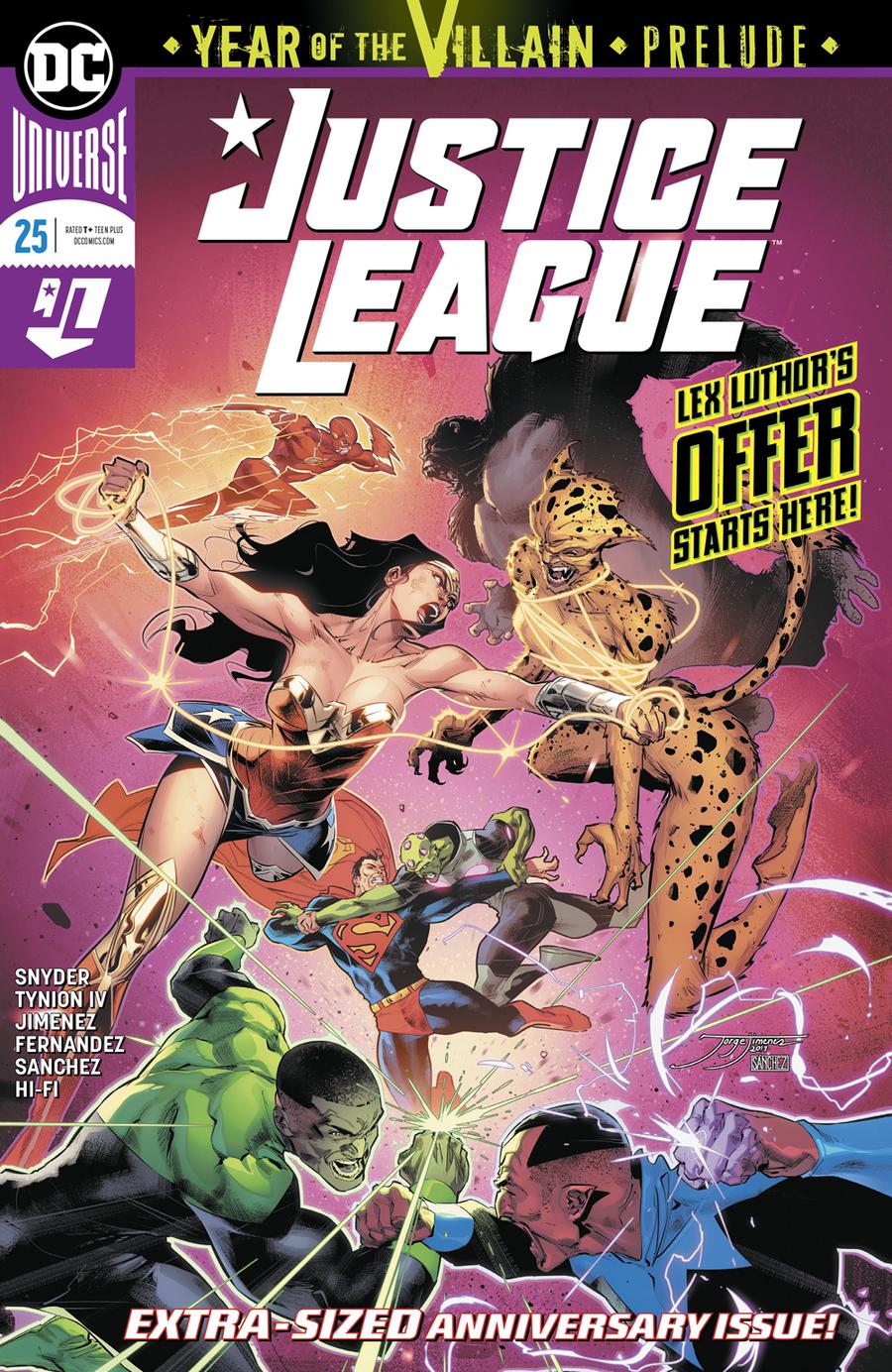 Justice League Vol 4 #25 Cover A Regular Jorge Jimenez Cover (DCs Year Of The Villian Tie-In)