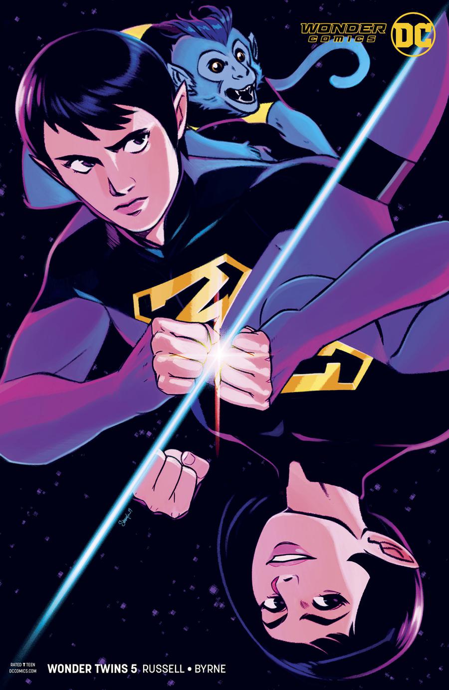 Wonder Twins #5 Cover B Variant Stacey Lee Cover