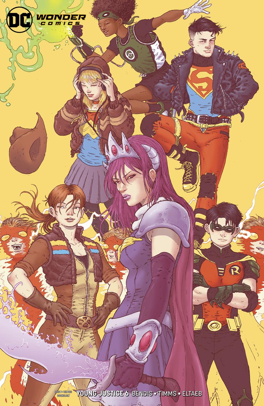 Young Justice Vol 3 #6 Cover B Variant Ramon Villalobos Cover