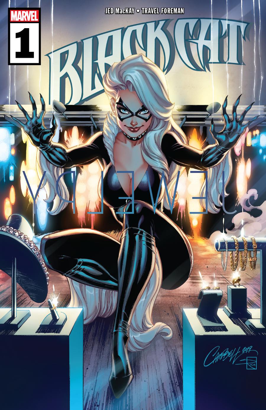 Marvel Comics BLACK CAT #1 J SCOTT CAMPBELL & ARTGERM VARIANT SET NEAR MINT 