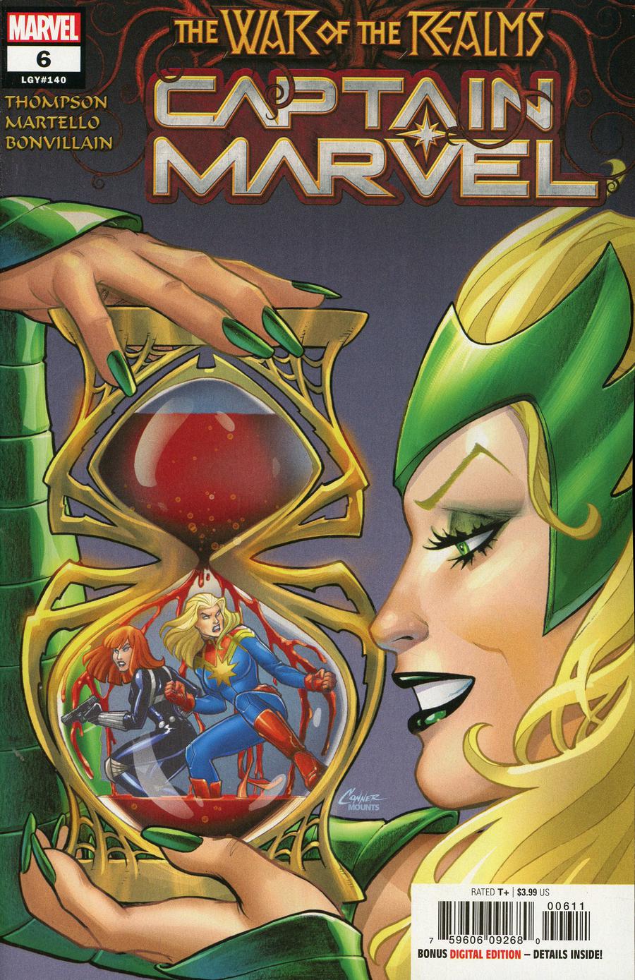 Captain Marvel Vol 9 #6 Cover A 1st Ptg Regular Amanda Conner Cover (War Of The Realms Tie-In)