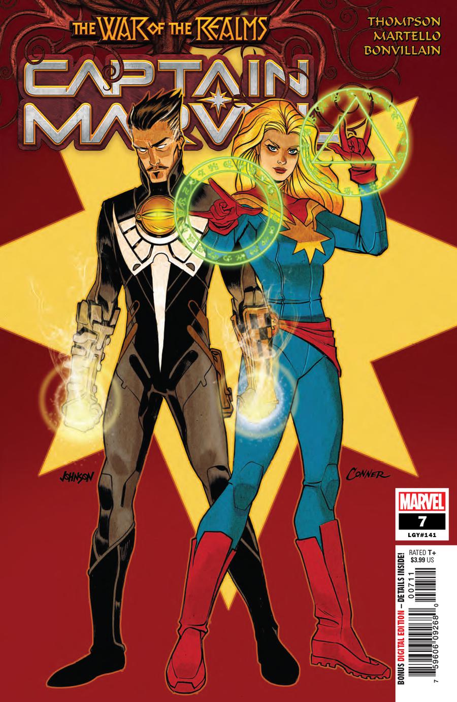 Captain Marvel Vol 9 #7 Cover A Regular Amanda Conner & Dave Johnson Cover (War Of The Realms Tie-In)