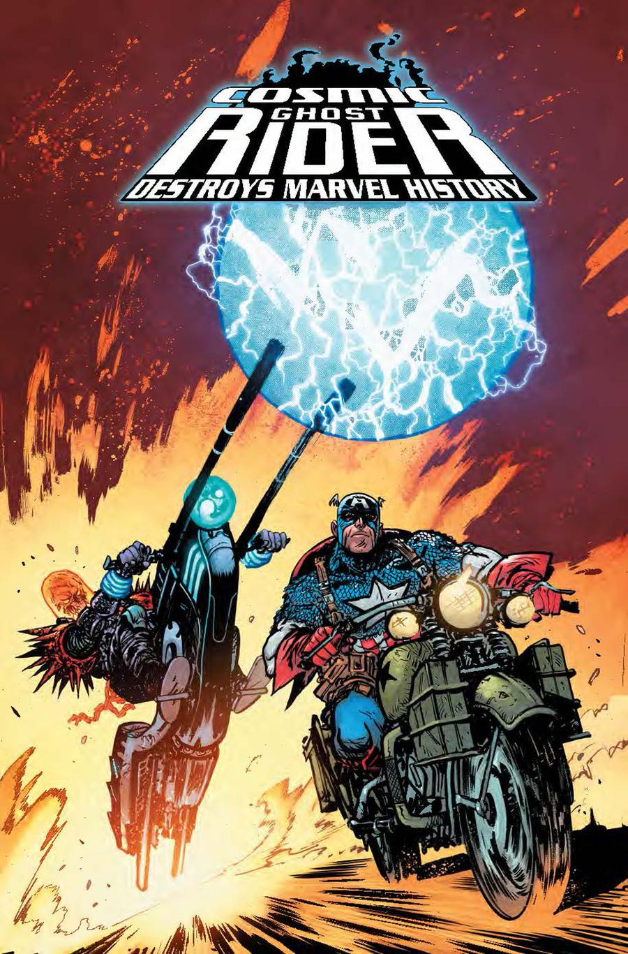 Cosmic Ghost Rider Destroys Marvel History #4 Cover B Variant Daniel Warren Johnson Cover