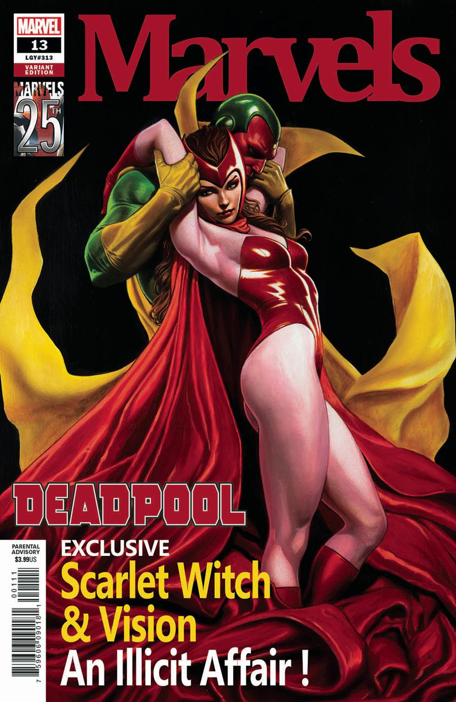 Deadpool Vol 6 #13 Cover B Variant Adi Granov Marvels 25th Tribute Cover (War Of The Realms Tie-In)