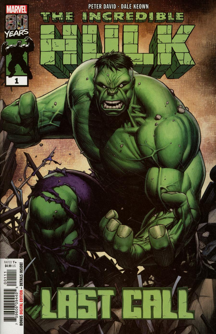 Incredible Hulk Last Call #1 Cover A 1st Ptg Regular Dale Keown Cover