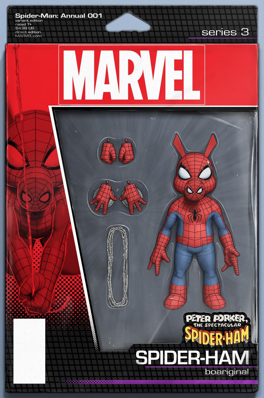 Spider-Man Featuring Spider-Ham Annual #1 Cover B Variant John Tyler Christopher Action Figure Cover