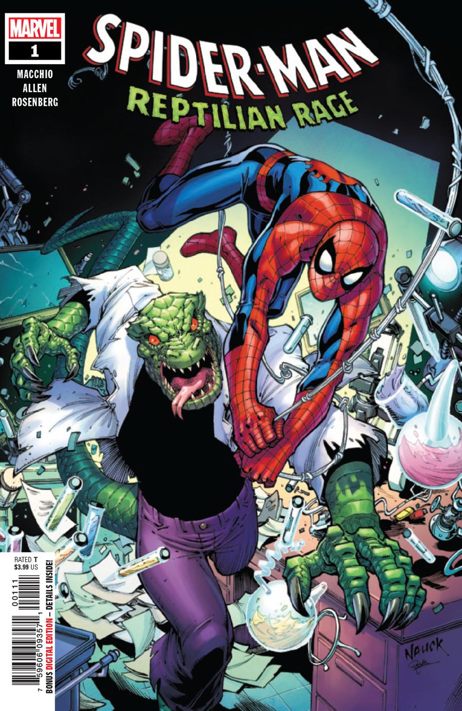 Spider-Man Reptilian Rage #1 Cover A Regular Todd Nauck Cover