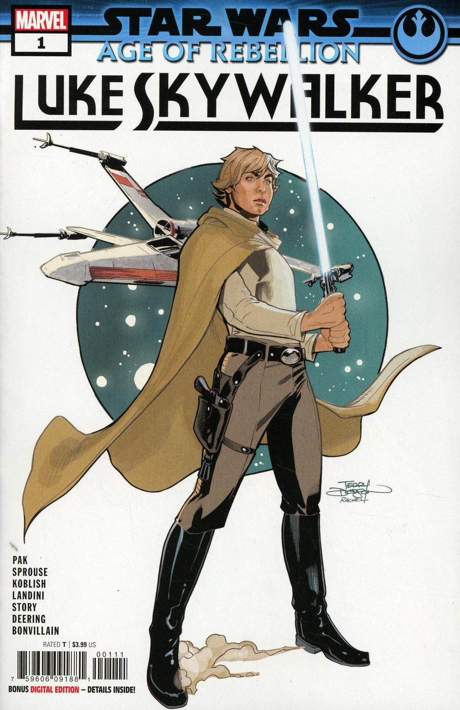 Star Wars Age Of Rebellion Luke Skywalker #1 Cover A Regular Terry Dodson & Rachel Dodson Cover