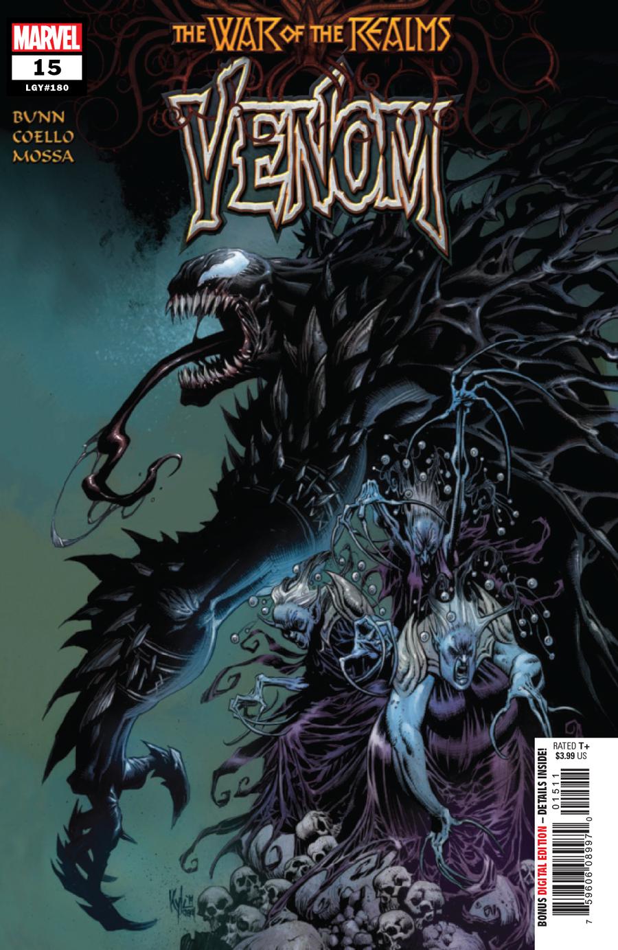 Venom Vol 4 #15 Cover A 1st Ptg Regular Kyle Hotz Cover (War Of The Realms Tie-In)