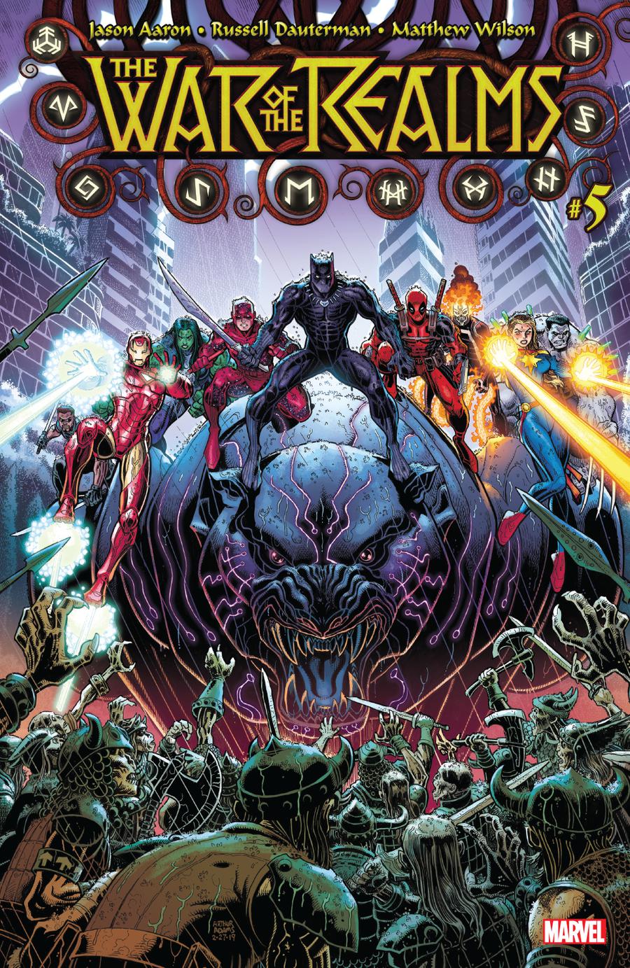 War Of The Realms #5 Cover A 1st Ptg Regular Arthur Adams Cover