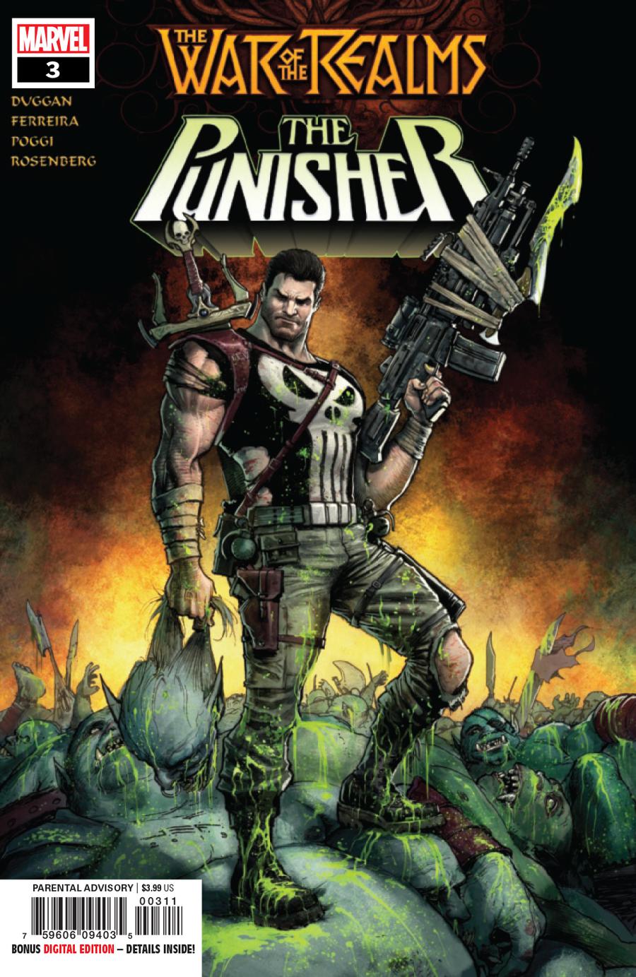 War Of The Realms Punisher #3 Cover A Regular Juan Ferreyra Cover