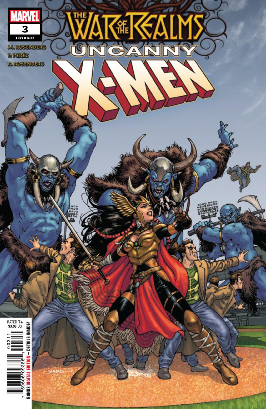 War Of The Realms Uncanny X-Men #3 Cover A Regular David Yardin Cover