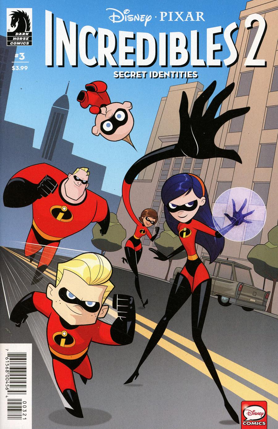 Disney Incredibles 2 Secret Identities #3 Cover A Regular Jean Claudio-Vinci Cover