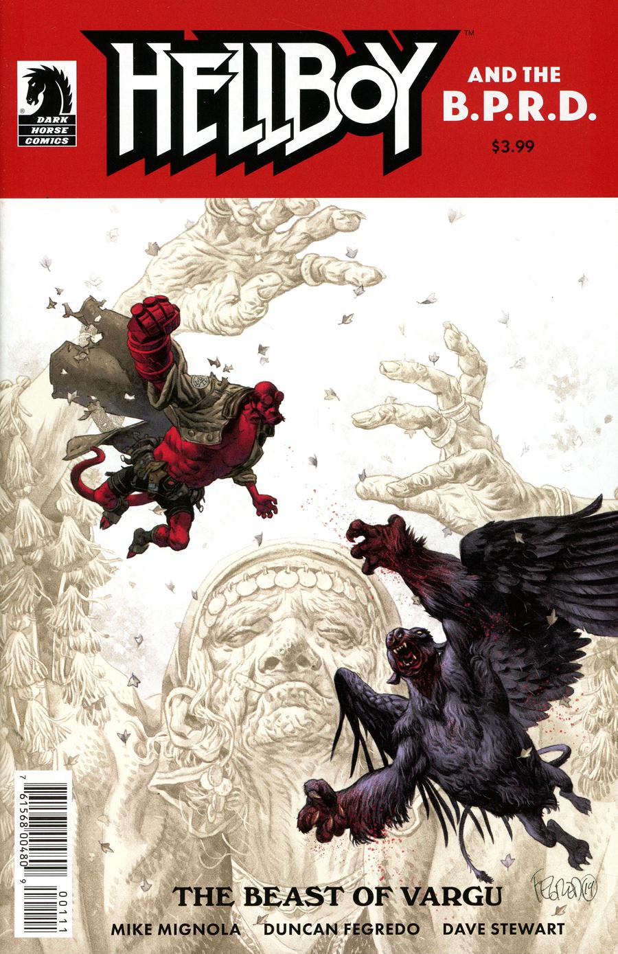 Hellboy And The BPRD Beast Of Vargu Cover A Regular Duncan Fegredo Cover