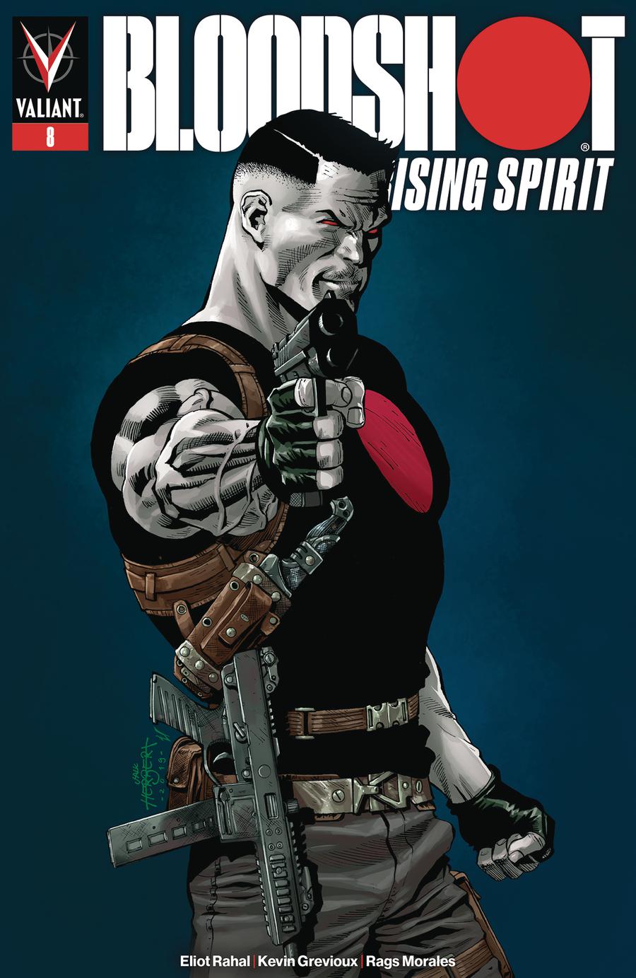 Bloodshot Rising Spirit #8 Cover B Variant Jack Herbert Cover