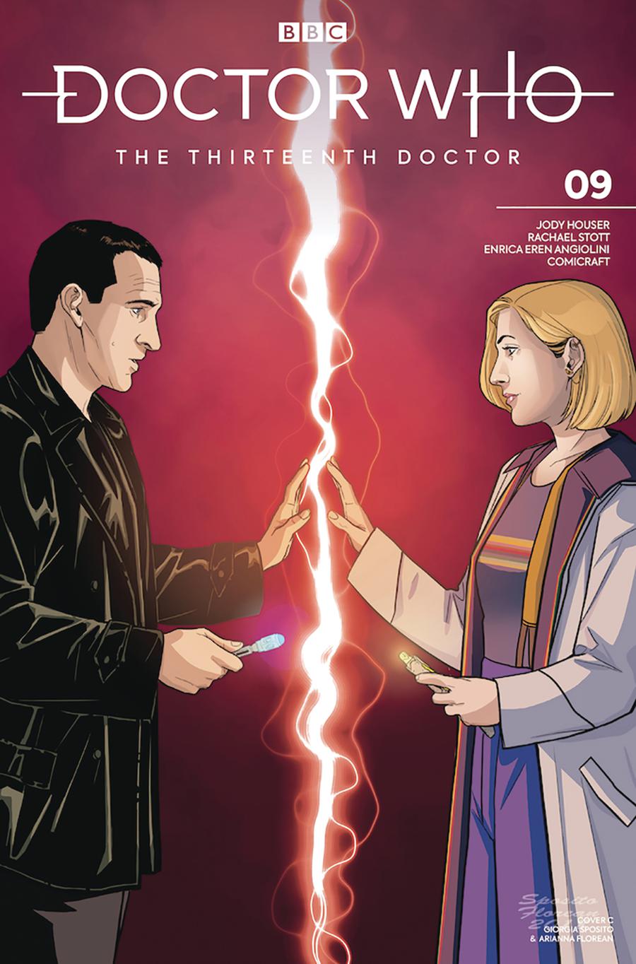 Doctor Who 13th Doctor #9 Cover C Variant Ninth Doctor Cover