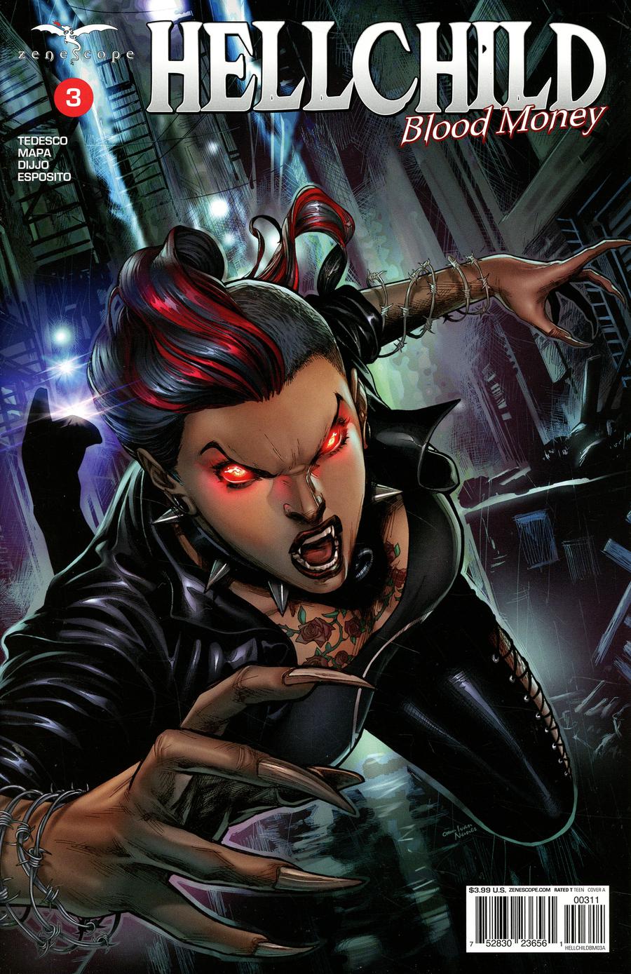 Grimm Fairy Tales Presents Hellchild Blood Money #3 Cover A Martin Coccolo