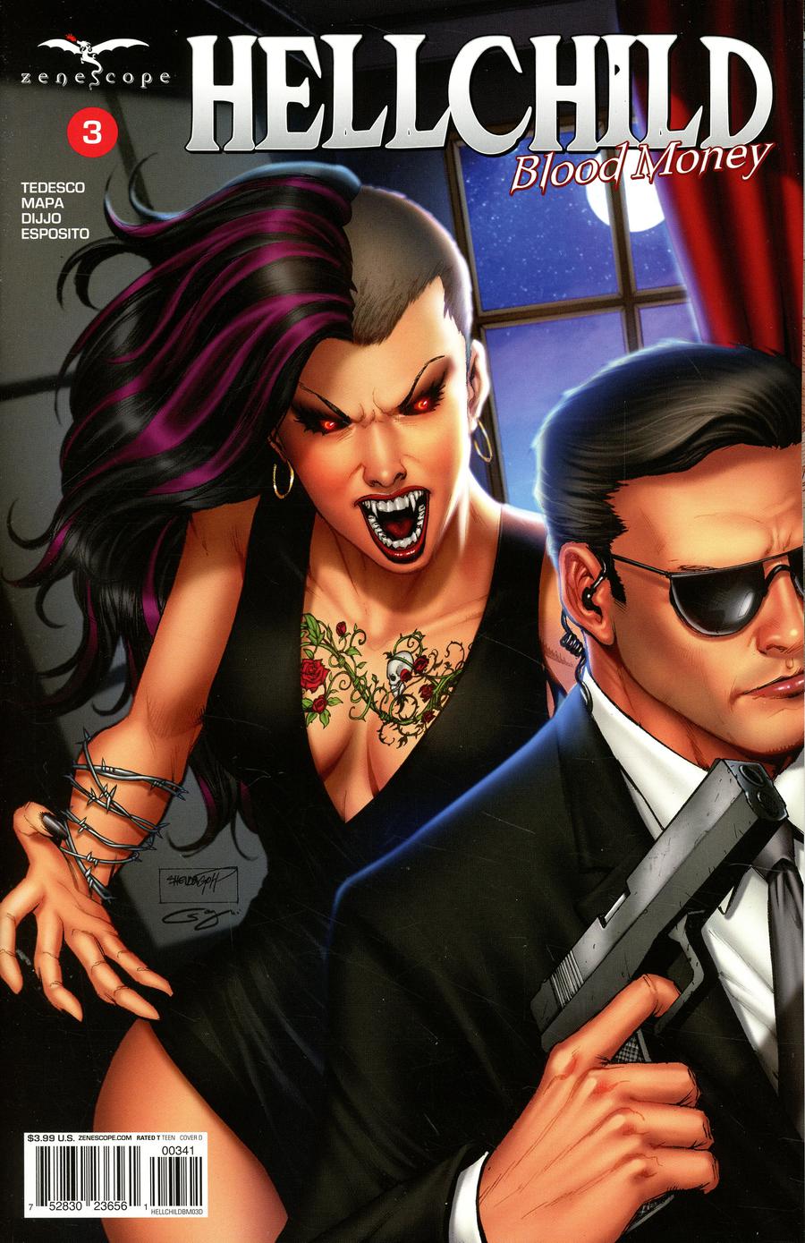 Grimm Fairy Tales Presents Hellchild Blood Money #3 Cover D Sheldon Goh