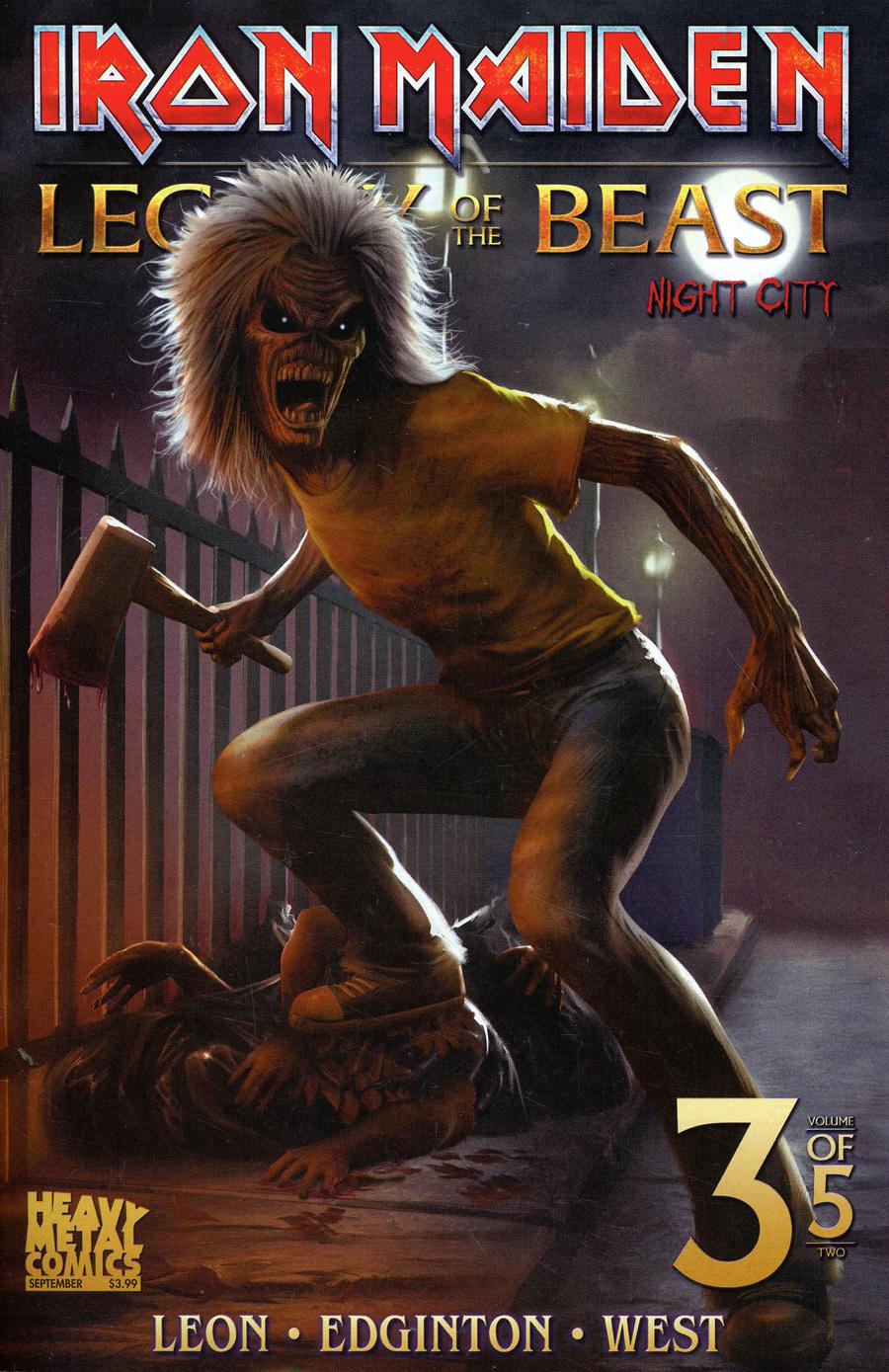 Iron Maiden Legacy Of The Beast Vol 2 Night City #3 Cover C