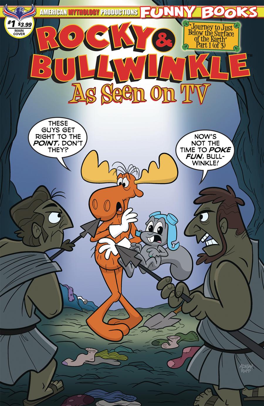 Rocky & Bullwinkle As Seen On TV #1 Cover A Regular Adrian Ropp Cover