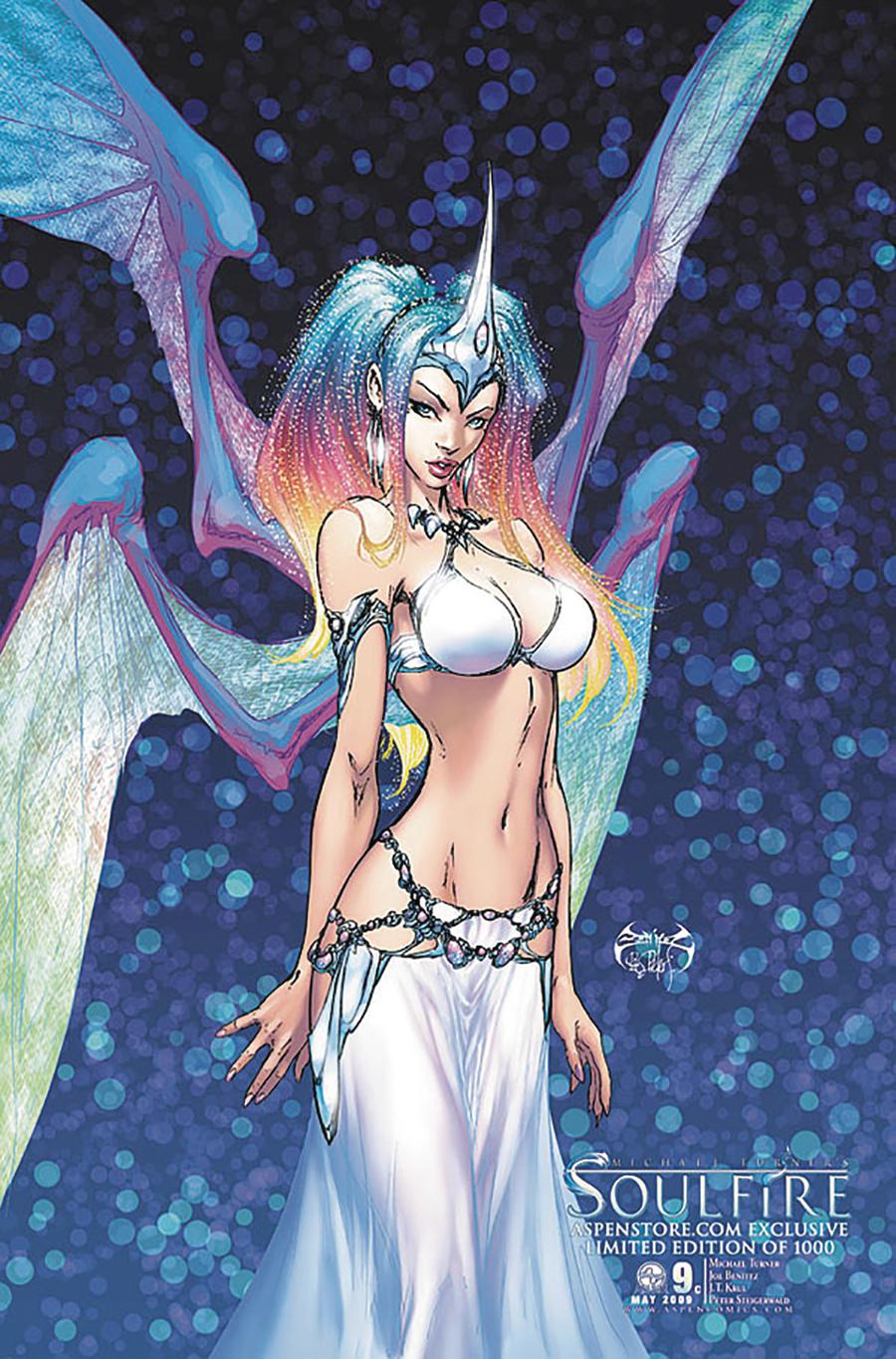 Soulfire #9 Cover C Limited Edition AspenStoreCom Exclusive 2009 Joe Benitez Variant Cover