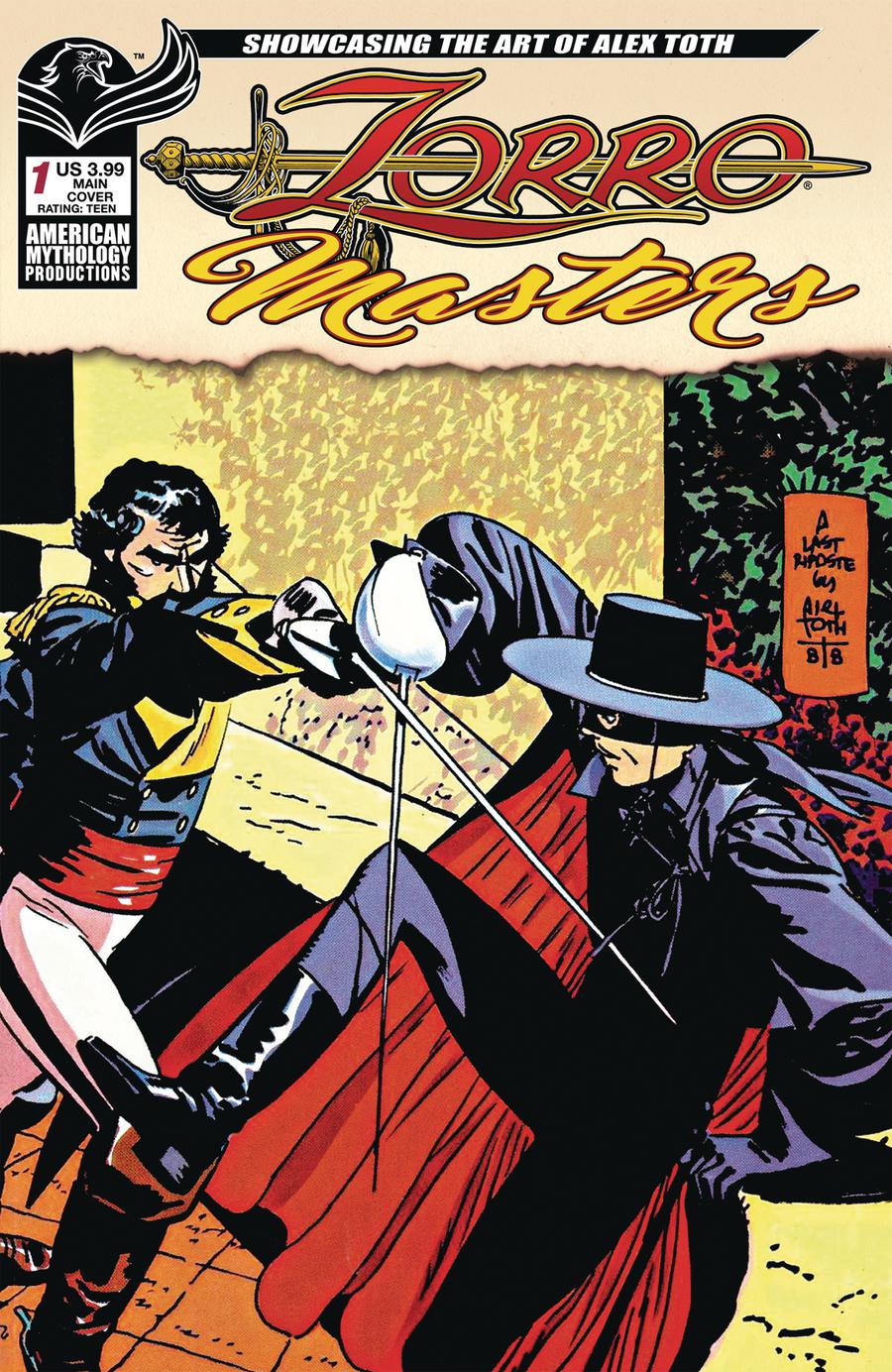 Zorro Masters Alex Toth #1 Cover A Regular Alex Toth Cover