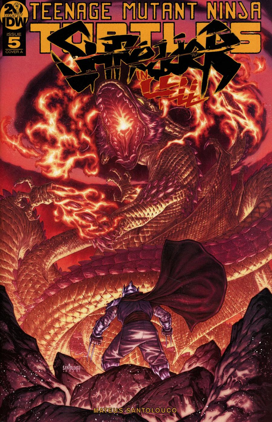 Teenage Mutant Ninja Turtles Shredder In Hell #5 Cover A Regular Mateus Santolouco Cover